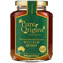 PURE ORIGINS ORGANIC WILD RAW HONEY 500 GMS