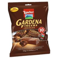 LOACKER GARDENA FINGERS CHOCOLATE WAFER 125 GMS