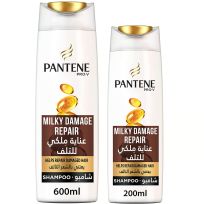 PANTENE MILKY DAMAGE REPAIR SHAMPOO 600ML + 200ML FREE