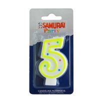 SAMURAI BIRTHDAY CANDLE NO.5 1'S