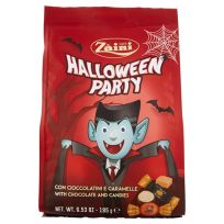 ZAINI HALLOWEEN PARTY GHOST AND DRACULA BOULE DOR AND CHEWS 185 GMS