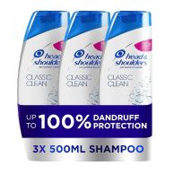 HEAD & SHOULDER CLASSIC CLEAN ANTI DANDRUFF SHAMPOO 3X400 ML