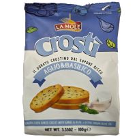 LAMOLE CROSTI GARLIC AND BASIL 100 GMS