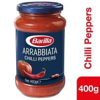 BARILLA ARRABBIATA TOMATO SAUCE WITH CHILLI PEPPERS 400 GMS