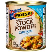 MASSEL CHICKEN STYLE STOCK POWDER - SALT REDUCED 140 GMS