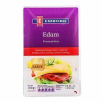 EMBORG EDAM CHEESE SLICE 150 GMS 