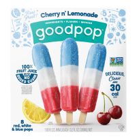 GOOD POP POPSICLE SWEET CHERRY AND LEMONADE 100% FRUIT JUICE WITH NO ADD SUGER 8X49 ML