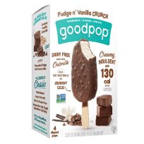 GOOD POP ICE BAR CREAMY VANILLA OATMILK SURROUNDED BY CHOCOLATY FUDGE WITH CRUNCHY CACAO NIBS 4X66.5 ML