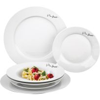 LAMART PLATES ROUND 6PCS DINE