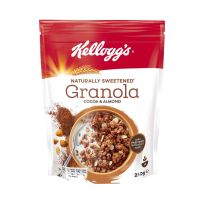 KELLOGG'S GRANOLA NO ADDED SUGAR COCOA & ALMOND 250 GMS