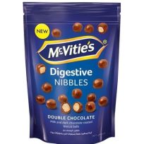 MCVITIES DIGESTIVE NIBBLES DOUBLE CHOCOLATE 110 GMS