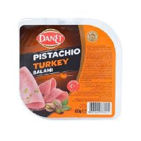 DANET SALAMI TURKEY PISTACHIO SLICED 60 GMS