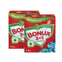 BONUX HS DETERGENT POWDER ORIGINAL 2X2.5 KG