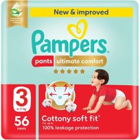 PAMPERS PREMIUM PANTS S3 MEGA PACK 56'S