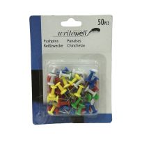 GENERAL PRODUCTS PUSHPINS 1X50'S