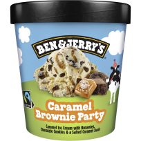 BEN & JERRYS CARAMEL BROWNIE PARTY 465 ML