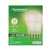 TERMINATOR LED BULB 13W E27 WHITE 2'S