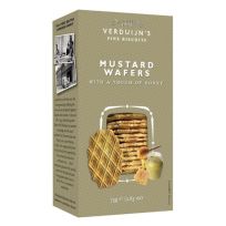 VERDUIJN'S CHEESE WAFERS WITH HONEYAND MUSTARD CRACKERS 75 GMS