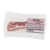 EUROGOURMT SMOKED STREAKY BACON 200 GMS (CONTAINS PORK)