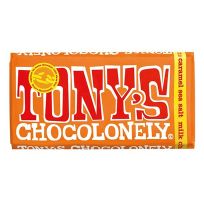 TONY CHOCOLONELY MILK CHOCO CARAMEL SEA SALT 180 GMS
