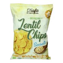 TRAFO LENTIL CHIPS SEA SALT 75 GMS