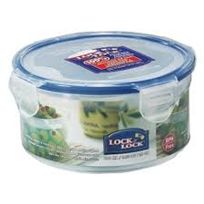 LOCK AND LOCK ROUND SHORT FOOD CONTAINER 600 ML 1'S