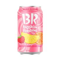 BASKIN ROBBINS RAINBOW SHERBET SPARKLING ZERO SUGAR 350 ML
