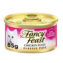 PURINA FANCY FEAST CLASSIC PATE CHICKEN FEAST GOURMET CAT FOOD CAN 85 GMS