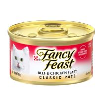 PURINA FANCY FEAST CLASSIC TENDER BEEF ADULT WET CAT FOOD 85 GMS