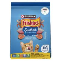 FRISKIES ADULT SEAFOOD SENSATIONS BAG 400 GMS