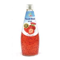 PURE COOL BASIL SEED DRINK STRAWBERRY 290 ML