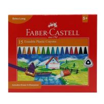 FABER CASTELL ERASABLE CRAYONS 110 MM 15 IN PACK 1'S