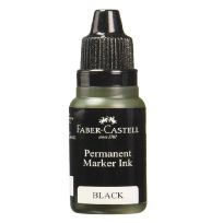 FABER CASTELL PERMANENT MARKER BLACK INK REFILL 13 ML