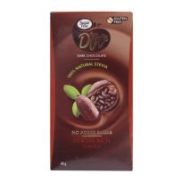 SUGAR FREE D'LITE NO ADDED SUGAR COCOA FLAVOR DARK CHOCOLATE 40 GMS