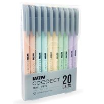 WIN CONNECT BALL PENS BLUE 20'S