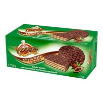 PAPAGENA CHOCOLATE WAFERS WITH HAZELNUT FLAVOURED CREAM FILLING 120 GMS