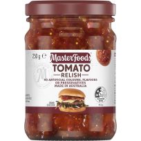 MASTERFOODS TOMATO RELISH 250 GMS