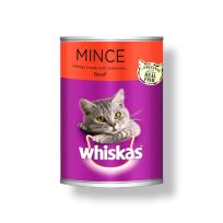 WHISKAS TASTY MINCE BEEF 400 GMS