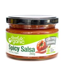 ABSOLUTE ORGANIC SPICY SALSA 260 GMS