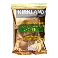 KIRKLAND SIGNATURE 100% COLOMBIAN COFFEE DARK ROAST 1.75 OZ
